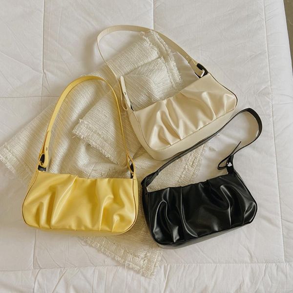 evening bags fashion women's bag pleated design underarm shoulder for women pu leather solid color casual ladies small shopper handbags
evening bags fashion women's bag pleated design underarm shoulder for women pu leather solid color casual ladies small shopper handbags