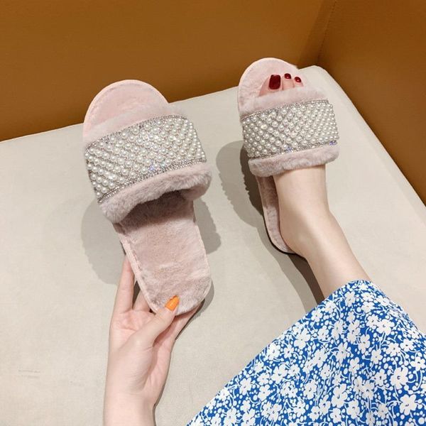slippers luxury designer women fur rhinestone platform wedges heel solid fluffy furry slides outside shoes drop, Black
slippers luxury designer women fur rhinestone platform wedges heel solid fluffy furry slides outside shoes drop, Black