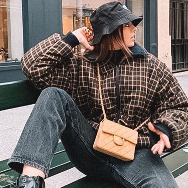 2021 New Thick Warm Women Winter Vintage Plaid Pockets Oversize Jacket Female Casual Streetwear Coat Chic Tops Yzit, Black
2021 New Thick Warm Women Winter Vintage Plaid Pockets Oversize Jacket Female Casual Streetwear Coat Chic Tops Yzit, Black