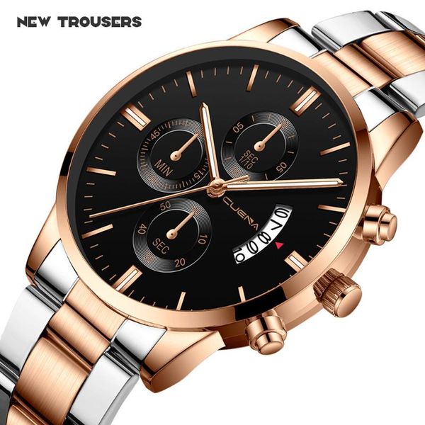 wristwatches 2021 relogio masculino watches men fashion sport stainless steel case leather strap watch quartz business wristwatch reloj homb, Slivery;brown
wristwatches 2021 relogio masculino watches men fashion sport stainless steel case leather strap watch quartz business wristwatch reloj homb, Slivery;brown