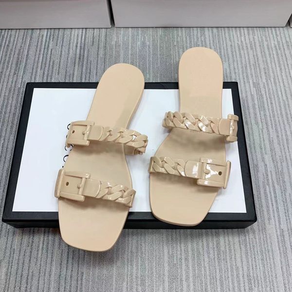 slippers sandals 2021 summer g new straight chain slippers show leg length flat bottom fashion pvc jelly beach shoes women's slippers z, Black
slippers sandals 2021 summer g new straight chain slippers show leg length flat bottom fashion pvc jelly beach shoes women's slippers z, Black