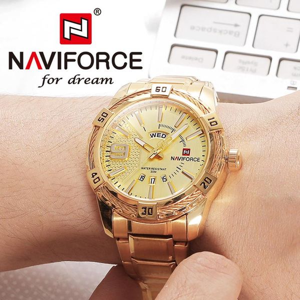 wristwatches relogio masculino 2021 big naviforce gold watches men quartz golden wrist male wristwatch man, Slivery;brown
wristwatches relogio masculino 2021 big naviforce gold watches men quartz golden wrist male wristwatch man, Slivery;brown
