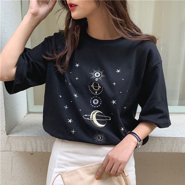2021 new harajuku sun and moon graphic star embroidered t school black summer white short ulzzang loosely feminine shirt nfjb
2021 new harajuku sun and moon graphic star embroidered t school black summer white short ulzzang loosely feminine shirt nfjb