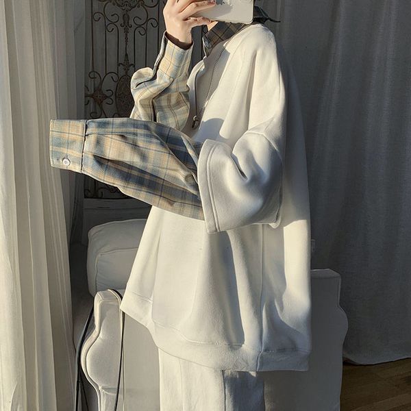2021 spring plaid hoodie men's fashion casual lapel sweatshirt men streetwear hip-hop pullover hoodies mens hoody m-2xl u7k5, Black
2021 spring plaid hoodie men's fashion casual lapel sweatshirt men streetwear hip-hop pullover hoodies mens hoody m-2xl u7k5, Black
