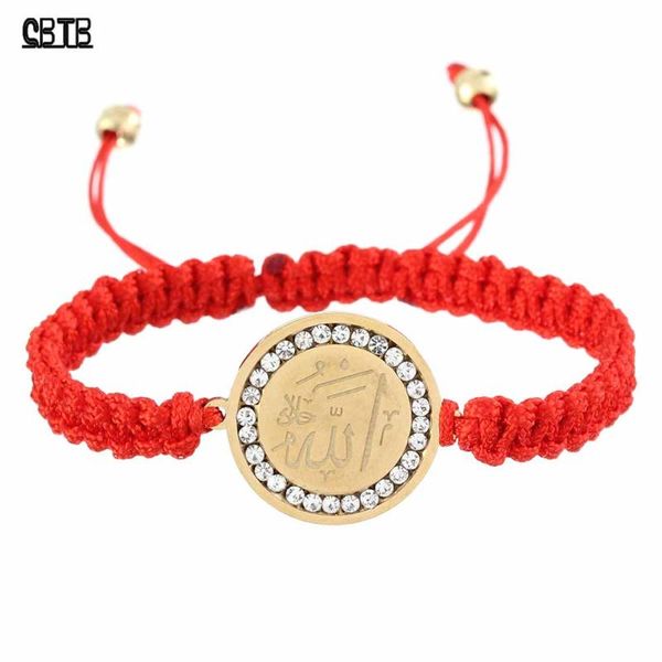 charm bracelets never fade stainless steel bracelet hand-woven hand rope muslim jewelry for woman austrian crystal round gifts, Golden;silver
charm bracelets never fade stainless steel bracelet hand-woven hand rope muslim jewelry for woman austrian crystal round gifts, Golden;silver