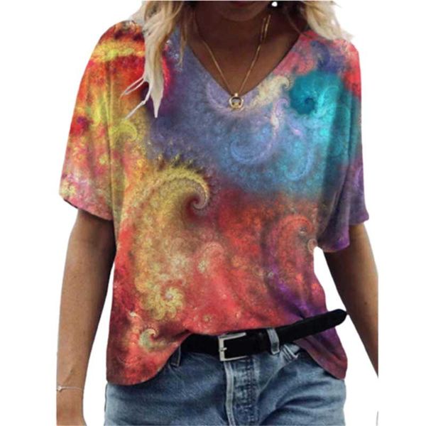 women's t-shirt 2021 summer women 3d abstract print t shirt loose plus size ladies cotton tee streetwear casual short sleeve tees, White
women's t-shirt 2021 summer women 3d abstract print t shirt loose plus size ladies cotton tee streetwear casual short sleeve tees, White