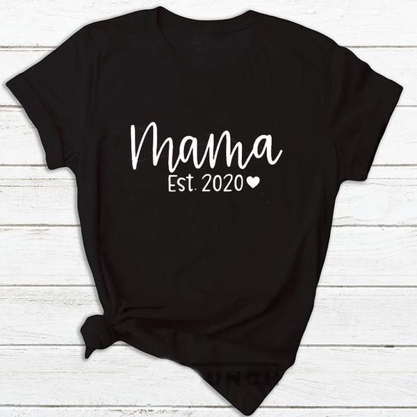 women's mama t shirt pregnancy announcement t-shirt fashion mother est.2021 letter printed tshirts mommy to be tee, White
women's mama t shirt pregnancy announcement t-shirt fashion mother est.2021 letter printed tshirts mommy to be tee, White