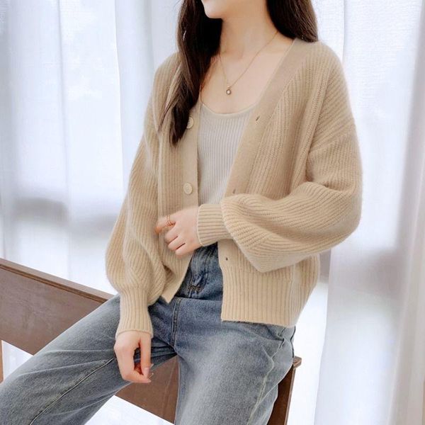women's knits & tees sweater jacket women loose short 2021 fashion spring and autumn all-match korean knitted cardigan western casual t, White
women's knits & tees sweater jacket women loose short 2021 fashion spring and autumn all-match korean knitted cardigan western casual t, White