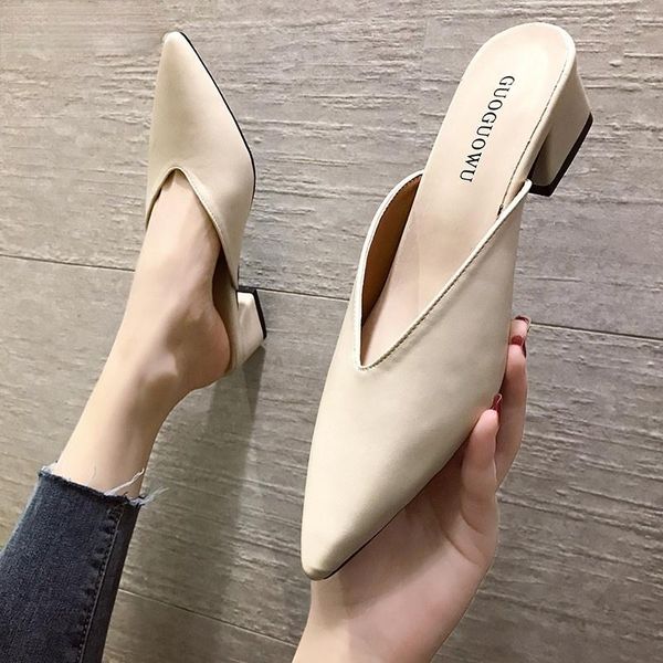 slippers 2021 summer fashion women's slip on 5 cm square heel shoes high heels women pumps slides sandals, Black
slippers 2021 summer fashion women's slip on 5 cm square heel shoes high heels women pumps slides sandals, Black