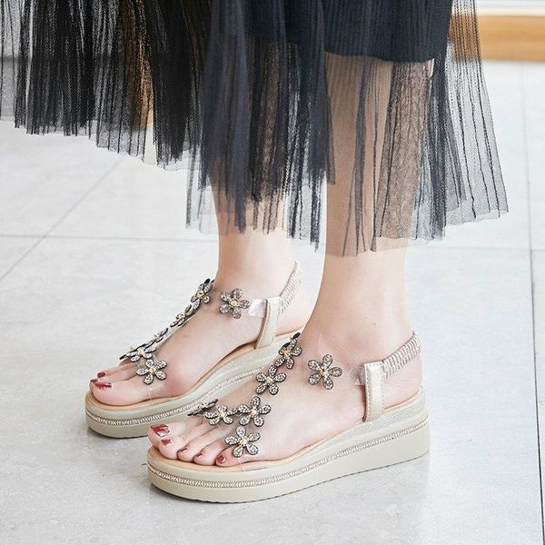 sandals platform wedge women crystal transparent pvc open toe summer fashion thick sole zapatos mujer, Black
sandals platform wedge women crystal transparent pvc open toe summer fashion thick sole zapatos mujer, Black