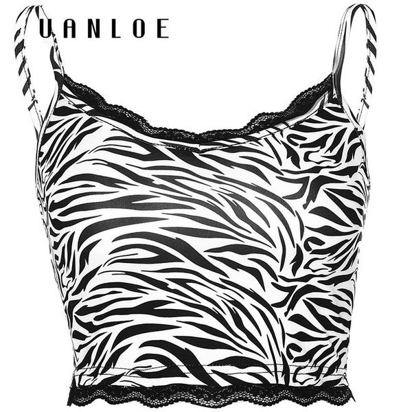 women's tanks & camis zebra stripe print streetwear crop women lace edge spaghetti strap cami ladies party club fashion camiso, White
women's tanks & camis zebra stripe print streetwear crop women lace edge spaghetti strap cami ladies party club fashion camiso, White