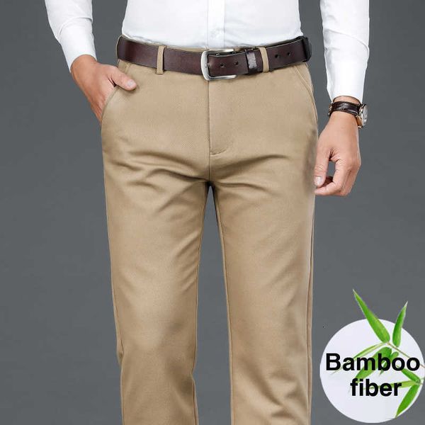 men's pants 4 colors autumn thick business casual classic style and straight bamboo fiber stretch trousers brand p1hy, Black
men's pants 4 colors autumn thick business casual classic style and straight bamboo fiber stretch trousers brand p1hy, Black