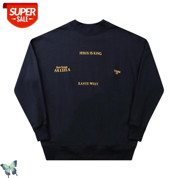 Kanye West Jesus Is King Album Limited European American Sweatshirt Men Women Round Neck Hip-hop Kanye West Sweatshirts Pullover #g09M, Black
Kanye West Jesus Is King Album Limited European American Sweatshirt Men Women Round Neck Hip-hop Kanye West Sweatshirts Pullover #g09M, Black