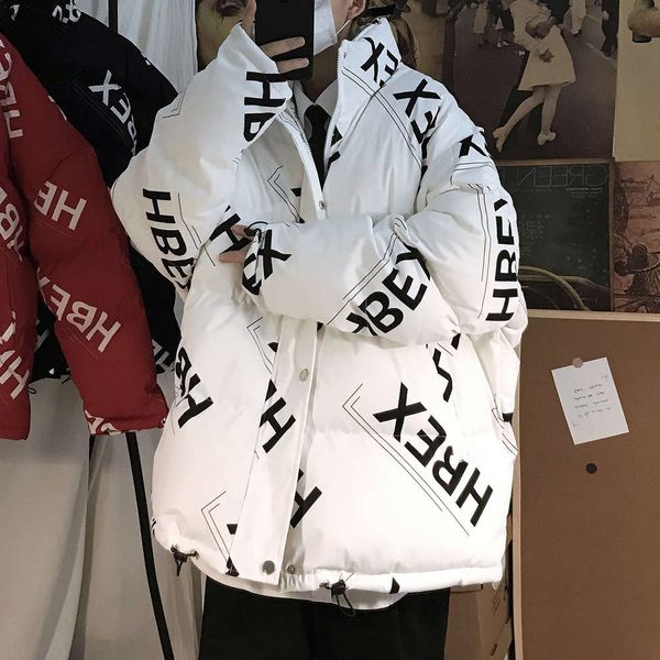 down jacket men's fashion brand 2020 new loose and thickened stand collar winter bread coat cotton padded, Black
down jacket men's fashion brand 2020 new loose and thickened stand collar winter bread coat cotton padded, Black