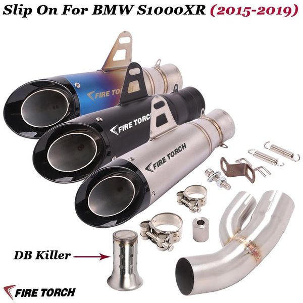motorcycle exhaust system s1000xr modified escape muffler db killer middle link pipe slip on for 2021 -
motorcycle exhaust system s1000xr modified escape muffler db killer middle link pipe slip on for 2021 -
