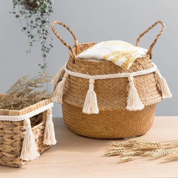 decorative objects & figurines bohemia macrame handmade woven tassel garland with wooden beads belly basket wall hangings home decortion
decorative objects & figurines bohemia macrame handmade woven tassel garland with wooden beads belly basket wall hangings home decortion