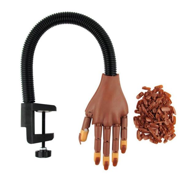 nail art equipment manicure practice hand flexible reusable model bendable finger with tips adjustable training hands, Silver
nail art equipment manicure practice hand flexible reusable model bendable finger with tips adjustable training hands, Silver