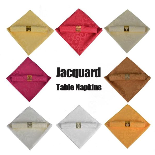 table napkin 100pcs/lot wedding party decoration europe jacquard dinner washable el banquet 19" square folding cloth
table napkin 100pcs/lot wedding party decoration europe jacquard dinner washable el banquet 19" square folding cloth