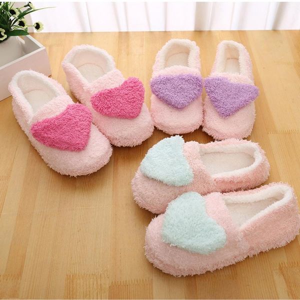 women slipper big heart decor slippers warm soft sole women short plush home indoor floor covered heel shoes, Black
women slipper big heart decor slippers warm soft sole women short plush home indoor floor covered heel shoes, Black