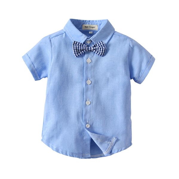summer children's wear baby fashion shirt strap set children's gentleman two piece set, Blue
summer children's wear baby fashion shirt strap set children's gentleman two piece set, Blue