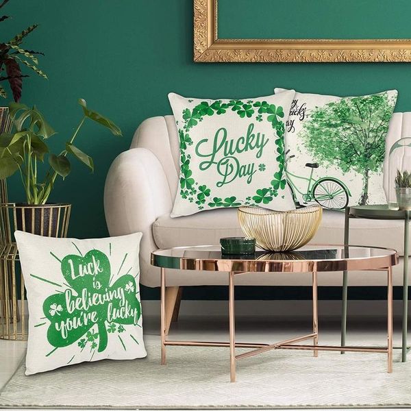 cushion/decorative pillow green clover cotton linen cushion case home decor four pack throw car seat red truck cover
cushion/decorative pillow green clover cotton linen cushion case home decor four pack throw car seat red truck cover