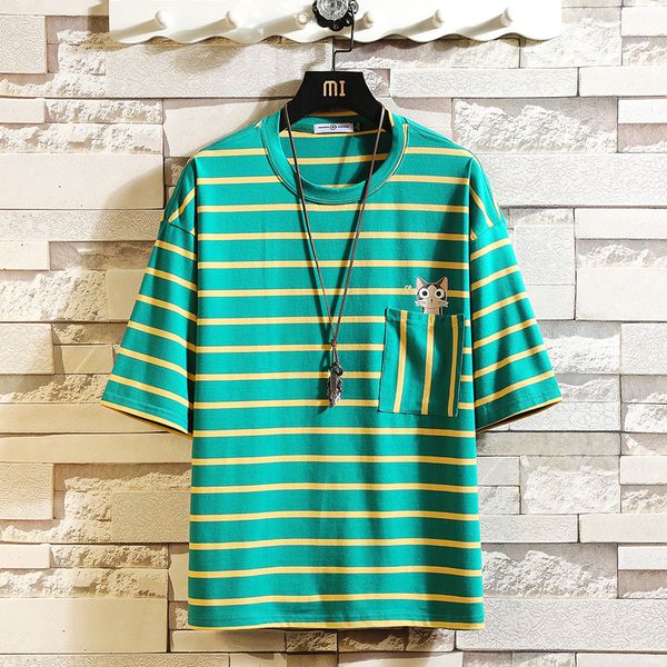 new 2021 t shirt for men o-neck t-shirt summer fitness tshirts jogger fashion streetwear plus size tee casual trendy striped pllj, White;black
new 2021 t shirt for men o-neck t-shirt summer fitness tshirts jogger fashion streetwear plus size tee casual trendy striped pllj, White;black