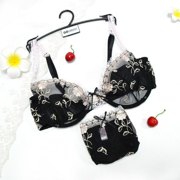 bras sets ybcg embroidery floral bra set panty sales separated women underwear transparent underwire plunge for, Red;black
bras sets ybcg embroidery floral bra set panty sales separated women underwear transparent underwire plunge for, Red;black