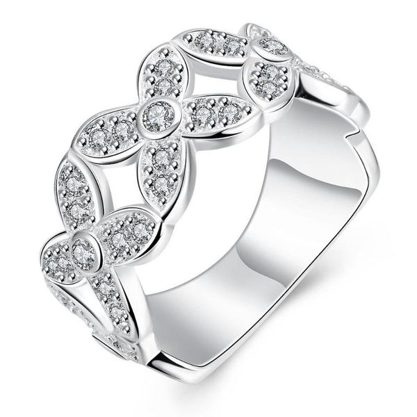 wedding rings silver color fashion jewelry pendant creative zircon flower ring, Slivery;golden
wedding rings silver color fashion jewelry pendant creative zircon flower ring, Slivery;golden