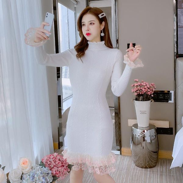 casual dresses women korean dress fashion one piece summer cute ruffles knitting patchwork lace flare sleeve turtleneck white powder, Black;gray
casual dresses women korean dress fashion one piece summer cute ruffles knitting patchwork lace flare sleeve turtleneck white powder, Black;gray