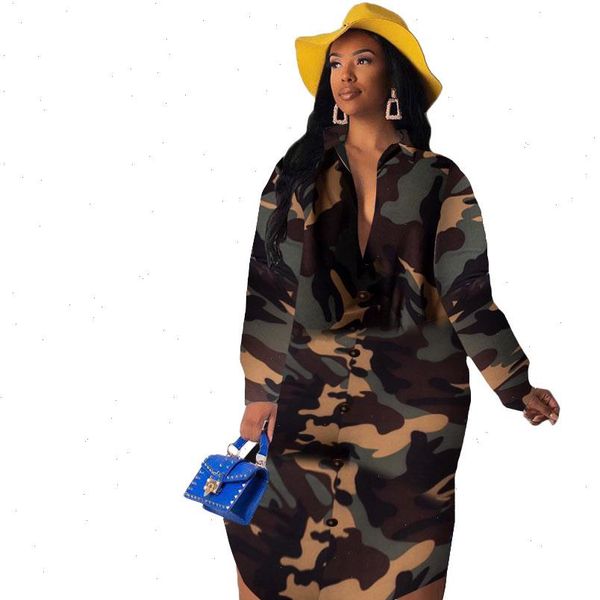 camouflage print long sleeve shirt dress women turn down collar button up casual dress streetwear loose oversized shirt dress, Black;gray
camouflage print long sleeve shirt dress women turn down collar button up casual dress streetwear loose oversized shirt dress, Black;gray
