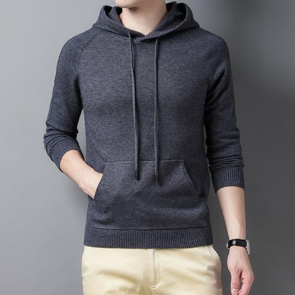 men's sweaters soft knitted drawstring hooded sweatshirt with front pocket casual athletic hoodie sweater men long sleeve slim fit bran, White;black
men's sweaters soft knitted drawstring hooded sweatshirt with front pocket casual athletic hoodie sweater men long sleeve slim fit bran, White;black