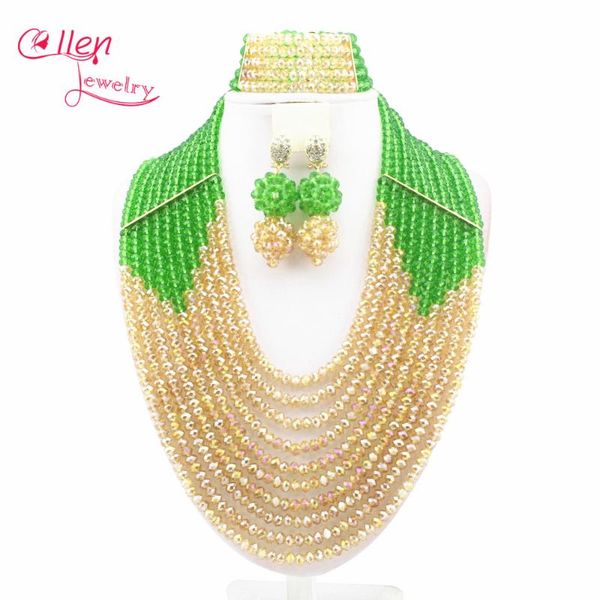 earrings & necklace colorful african nigerian wedding bridal beads jewelry set beaded sets w8081, Silver
earrings & necklace colorful african nigerian wedding bridal beads jewelry set beaded sets w8081, Silver