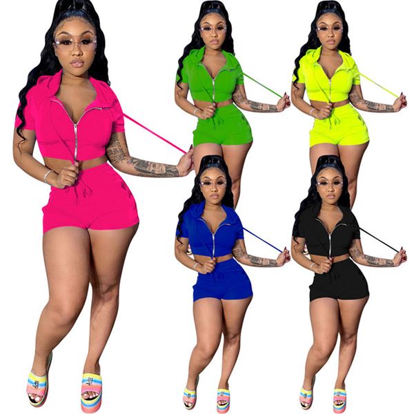 plus size summer women outfits solid color tracksuits short sleeve jacket crop shorts two piece set casual jogger suit sportswear 4559, Gray
plus size summer women outfits solid color tracksuits short sleeve jacket crop shorts two piece set casual jogger suit sportswear 4559, Gray