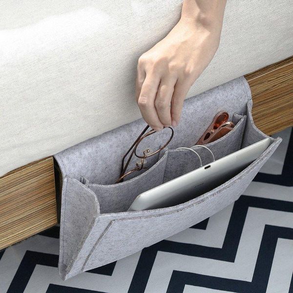 storage bags felt bedside bag custom non-slip bookshelf bed sofa side hanging
storage bags felt bedside bag custom non-slip bookshelf bed sofa side hanging