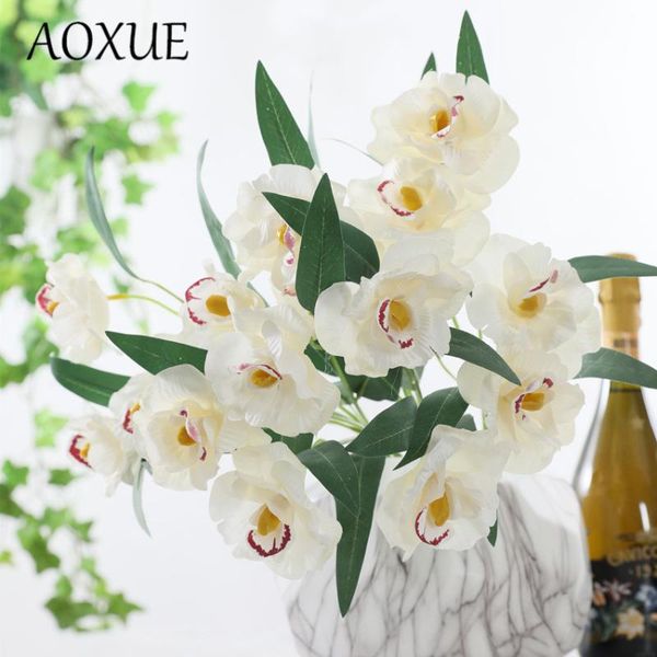 3 heads huilan simulation plant simulation fake flower huilan short branch european silk flower home living room decoration
3 heads huilan simulation plant simulation fake flower huilan short branch european silk flower home living room decoration