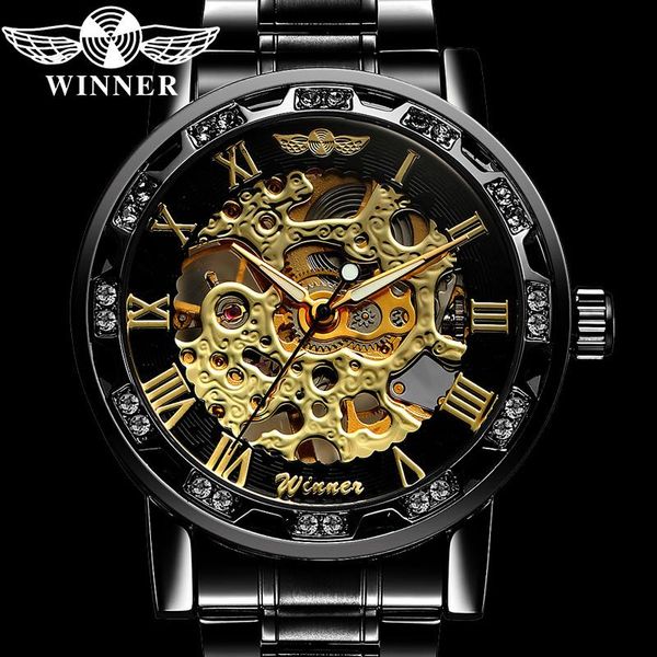 wristwatches winner mechanical men wristwatch military sport male clock skeleton stainless steel man watch gift 8012, Slivery;brown
wristwatches winner mechanical men wristwatch military sport male clock skeleton stainless steel man watch gift 8012, Slivery;brown