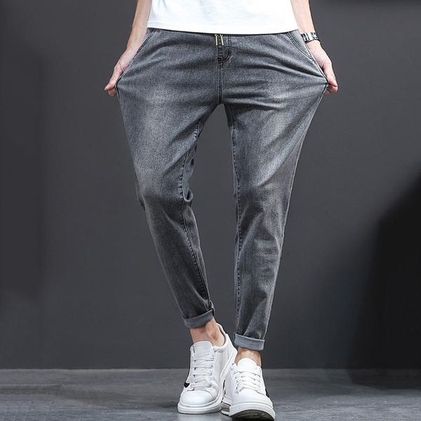 men's jeans loose simple denim fattening elastic large size light-colored daily pants, Blue
men's jeans loose simple denim fattening elastic large size light-colored daily pants, Blue