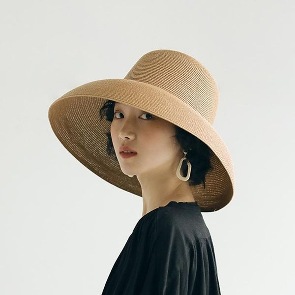 wide brim hats &dolphin handmade women summer sun hat big eaves beach japanese hepburn style holiday fold fisherman cap temperament flat, Blue;gray
wide brim hats &dolphin handmade women summer sun hat big eaves beach japanese hepburn style holiday fold fisherman cap temperament flat, Blue;gray