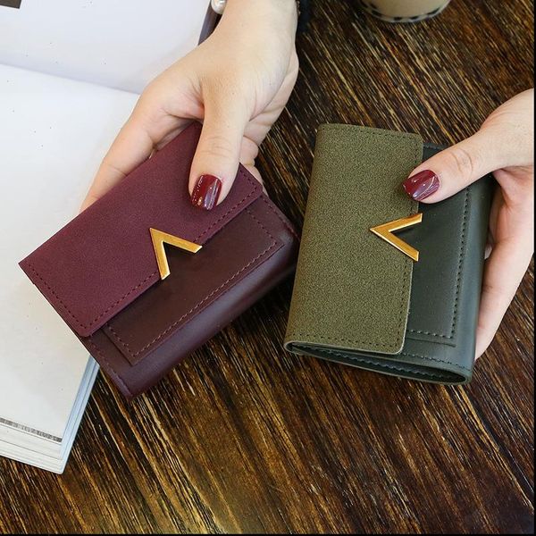 women purse vintage small short leather wallet brand mini female fashion wallets and credit card holder carteras, Red;black
women purse vintage small short leather wallet brand mini female fashion wallets and credit card holder carteras, Red;black