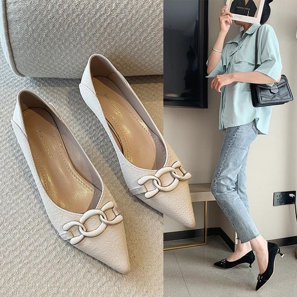dress shoes ol office pumps women pointed toe chain boat thin heeled ladies zapatos mujer spring autumn 9384n, Black
dress shoes ol office pumps women pointed toe chain boat thin heeled ladies zapatos mujer spring autumn 9384n, Black
