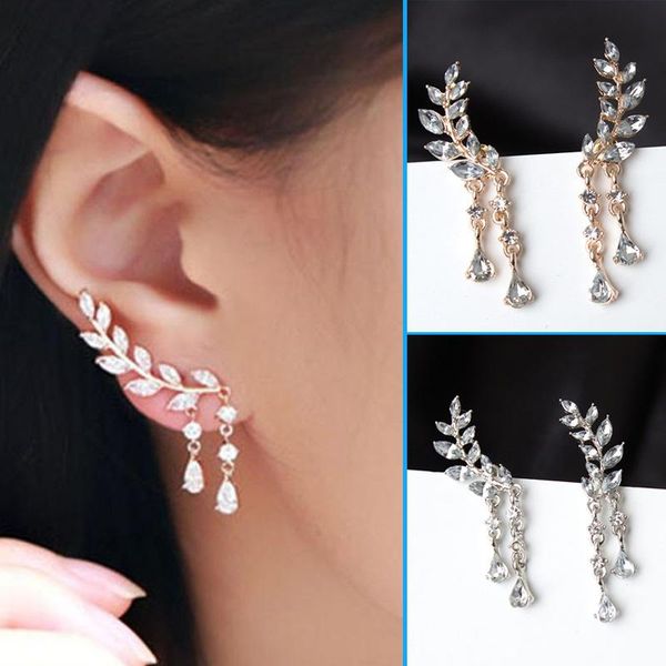 stud 1 pair leaf earrings pendant dangle fashion jewelry decor personality cold wind korea ins flower for women girls, Golden;silver
stud 1 pair leaf earrings pendant dangle fashion jewelry decor personality cold wind korea ins flower for women girls, Golden;silver