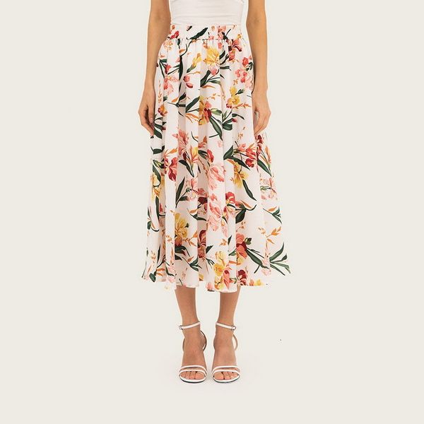 2021 new spring summer mid-calf women a-line printed midi casual high waist skirts for ladies csnp, Black
2021 new spring summer mid-calf women a-line printed midi casual high waist skirts for ladies csnp, Black