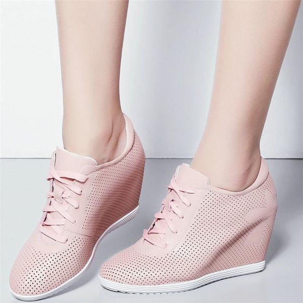 boots women lace up genuine leather wedges high heel ankle female breathable platform party pumps shoes summer fashion sneakers, Black
boots women lace up genuine leather wedges high heel ankle female breathable platform party pumps shoes summer fashion sneakers, Black