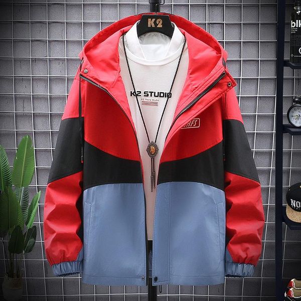 men's jackets harajuku for men hooded zipper patchwork leisure loose pockets coats mens korean fashion hip hop chic jacket, Black;brown
men's jackets harajuku for men hooded zipper patchwork leisure loose pockets coats mens korean fashion hip hop chic jacket, Black;brown