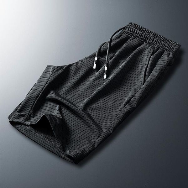 men's shorts ice silk quick-drying mesh sports men loose large size summer breathable thin casual five-quarter pants, White;black
men's shorts ice silk quick-drying mesh sports men loose large size summer breathable thin casual five-quarter pants, White;black