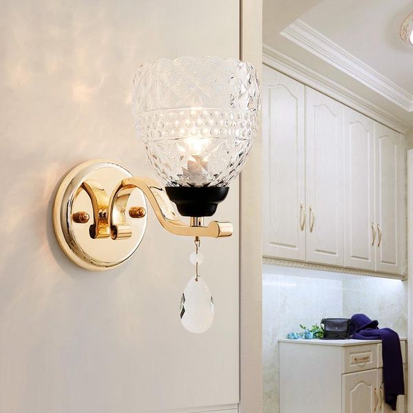modern chrome&gold metal led wall lamp bedroom glass crystal led wall lights fixtures living room light sconce
modern chrome&gold metal led wall lamp bedroom glass crystal led wall lights fixtures living room light sconce