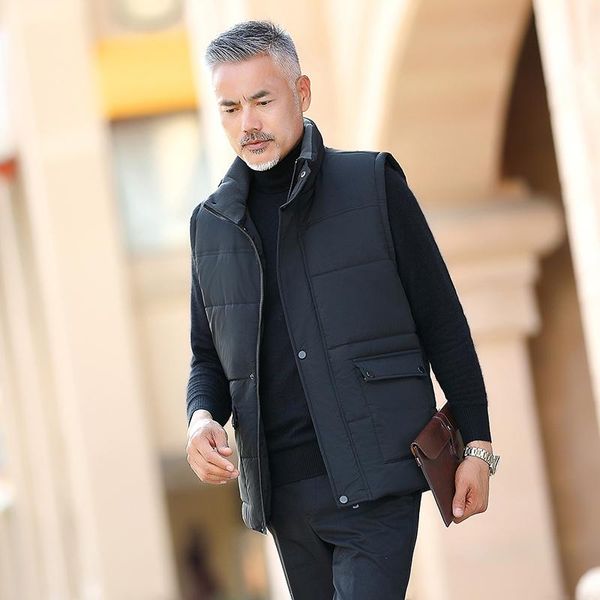 men's vests 2021 men zipper casual fashion cotton winter jacket sleeveless vest fleece warm outerwear coats plus size 5xl, Black;white
men's vests 2021 men zipper casual fashion cotton winter jacket sleeveless vest fleece warm outerwear coats plus size 5xl, Black;white