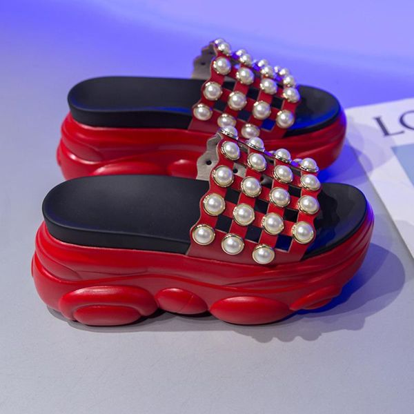 slippers summer woman platform outside dress ladies red casual slides rhinestone luxury designers wedge shoes for women 9cm, Black
slippers summer woman platform outside dress ladies red casual slides rhinestone luxury designers wedge shoes for women 9cm, Black