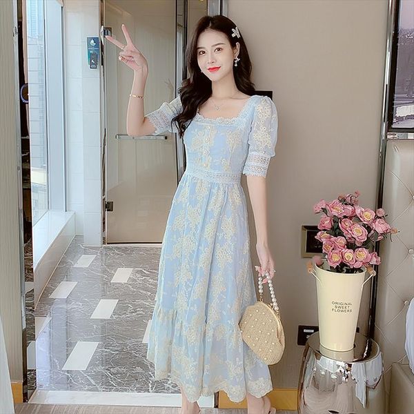 arrival sweet soft summer womens dresses lace embroidery button decor party casual street boho elegant dress vestido feminino, Black;gray
arrival sweet soft summer womens dresses lace embroidery button decor party casual street boho elegant dress vestido feminino, Black;gray