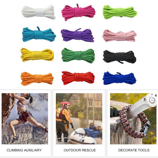 12pcs camping rope hiking clothesline outdoor camping diy parachute lanyard 3m 7 strand cores tent paracord rope
12pcs camping rope hiking clothesline outdoor camping diy parachute lanyard 3m 7 strand cores tent paracord rope
